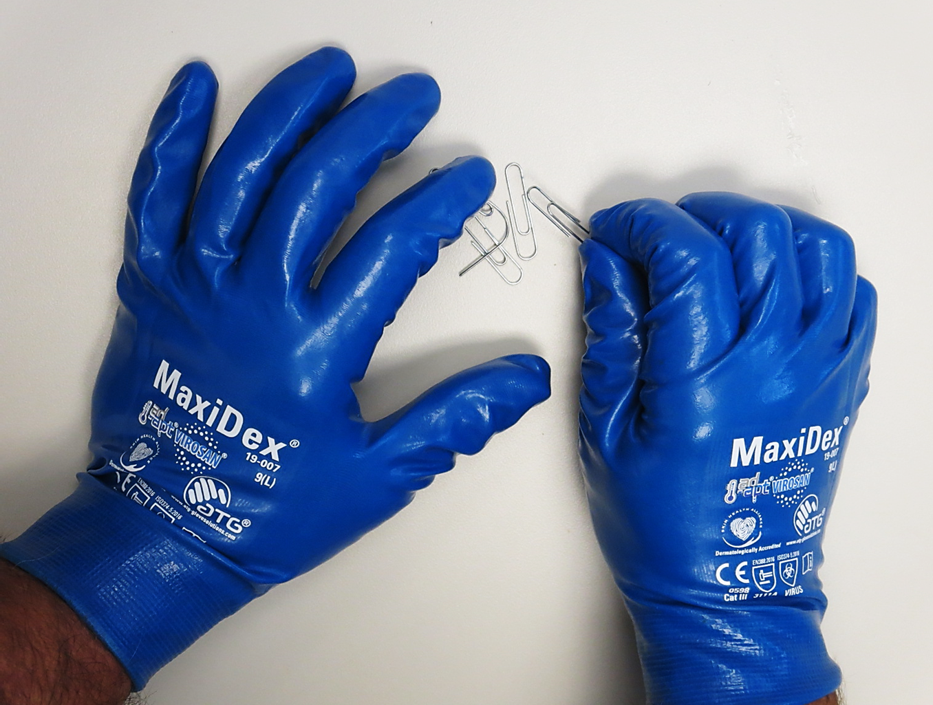 PIP® MaxiDex® #19-007 Anti-Viral Liquid Proof Work Safety Gloves